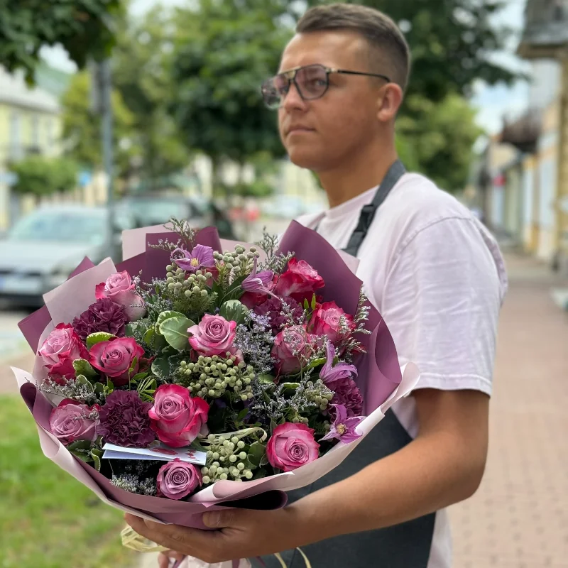Bukiet wrzosowa elegancja