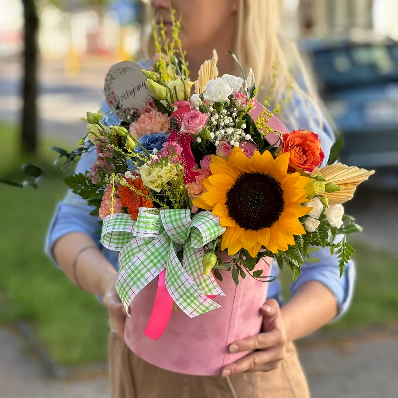 Flower Box radosne podziękowanie